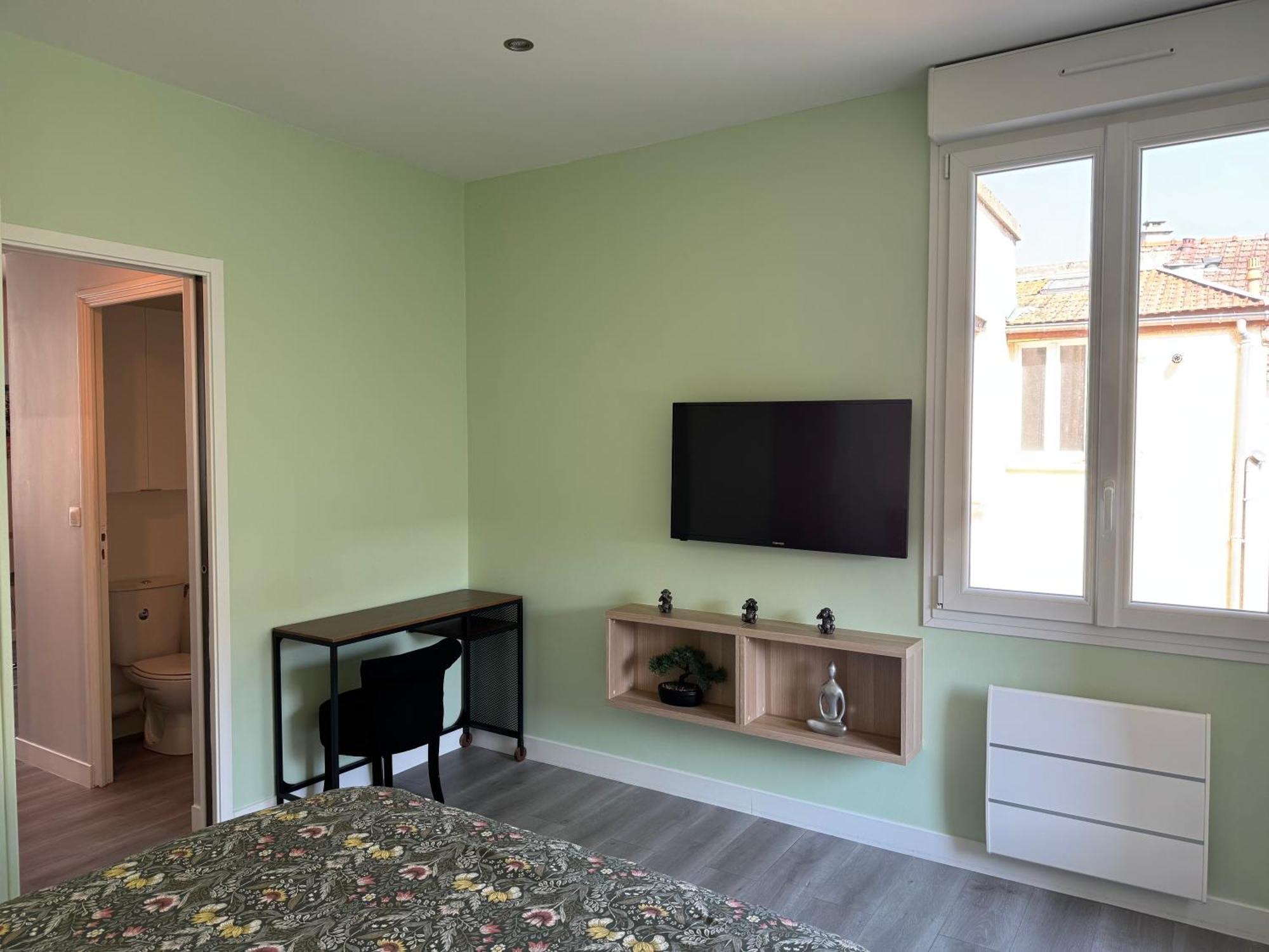 Apartmán 70M2 Climatise - Parking Prive - Lycee Roosevelt - Reims Arena Exteriér fotografie